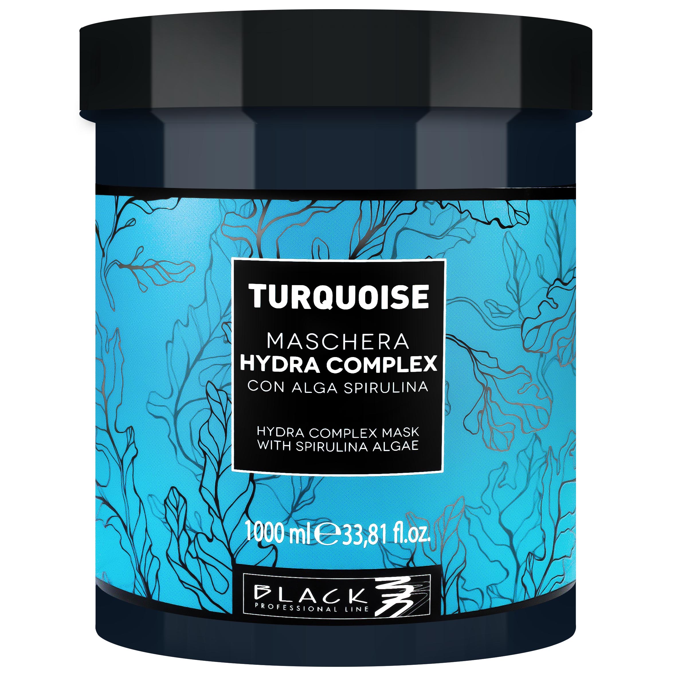 ماسک مو بلک پروفشنال لاین مدل turquoise حجم 1000 میلی لیتر